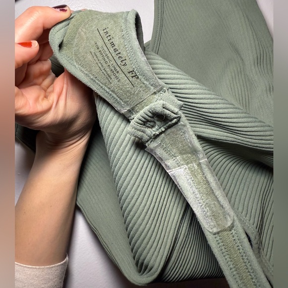 NWOT Free People Intimately “XYZ Recycled Bodysuit” size M/L - Picture 10 of 11